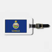 Étiquette À Bagage Kansas (Devant horizontal)