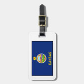 Étiquette À Bagage Kansas (Devant Vertical)