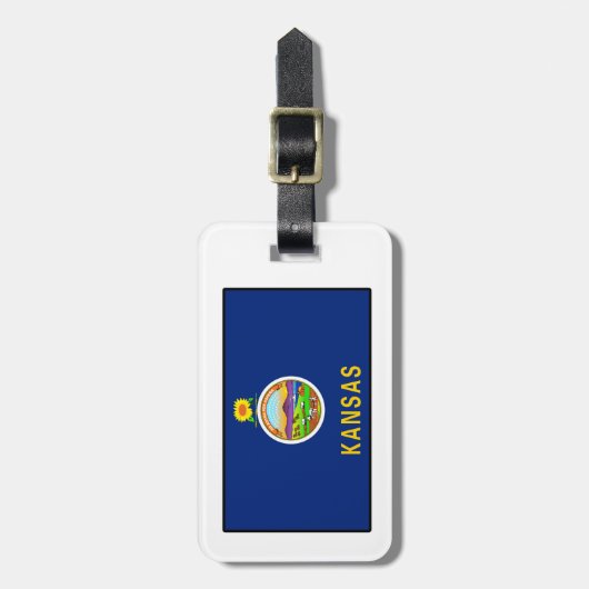 Étiquette À Bagage Kansas (Devant Vertical)