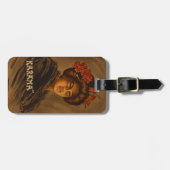 Étiquette À Bagage Karama : Actrice japonaise Romance Geisha (Devant horizontal)