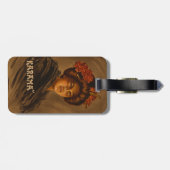 Étiquette À Bagage Karama : Actrice japonaise Romance Geisha (Dos horizontal)