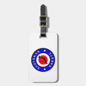 Étiquette À Bagage Karaté de Shotokan (Devant Vertical)