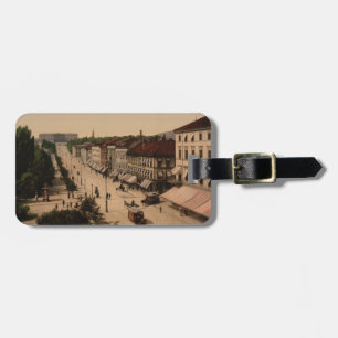 Étiquette À Bagage Karl Johans Gade et Slottet, Oslo, Norvège
