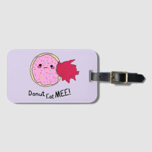 Étiquette À Bagage Kawaii Jam Donut Mange-Moi