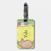Étiquette À Bagage Kawaii Penguin (Dos Vertical)