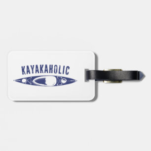 Étiquette À Bagage Kayakaholic