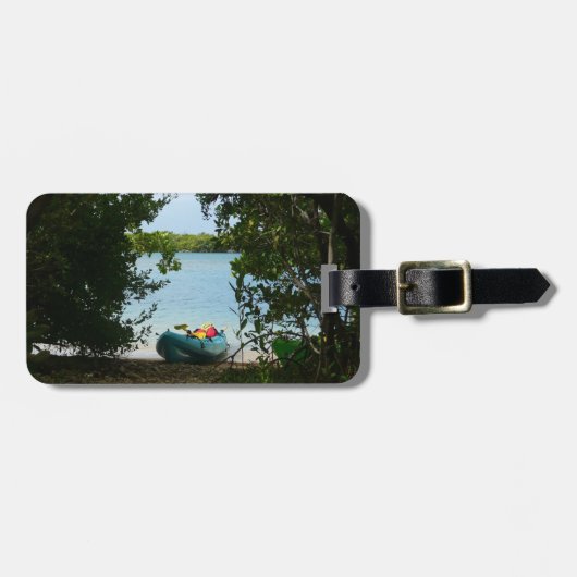 Étiquette À Bagage Kayaking aux îles Virgin (Devant horizontal)