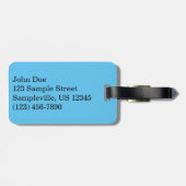 Étiquette À Bagage Kayaking aux îles Virgin (Dos horizontal)