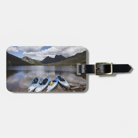 Étiquette À Bagage Kayaks, Cradle Mountain et Dove Lake, Cradle (Devant horizontal)