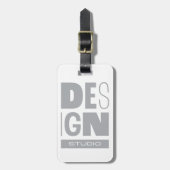 Étiquette À Bagage Kean MGC Design Studio (Devant Vertical)