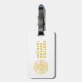 Étiquette À Bagage Kean MGC Industrial Design (Dos Vertical)