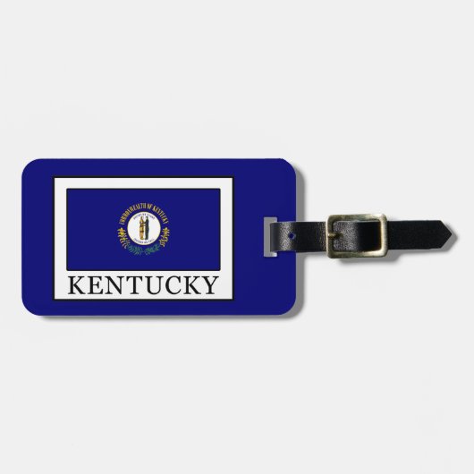 Étiquette À Bagage Kentucky (Devant horizontal)