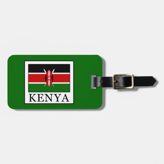 Étiquette À Bagage Kenya (Devant horizontal)