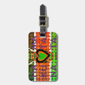 Étiquette À Bagage Kenya : Toute l'Afrique dans un pays - Drapeau tis (Devant Vertical)