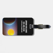 Étiquette À Bagage Kepler-10 Star System. (Dos horizontal)