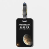 Étiquette À Bagage Kepler-186f Orbitant Une Étoile Éloignée. (Dos Vertical)