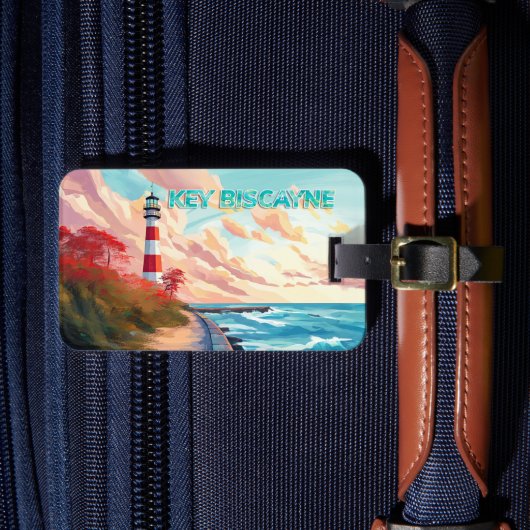 Étiquette À Bagage Key Biscayne, Florida Keys (Insitu Rectoal 4)