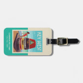 Étiquette À Bagage Key West | Floride (Devant horizontal)