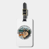 Étiquette À Bagage Keychain (Devant Vertical)