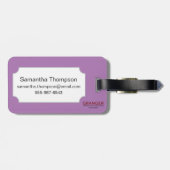 Étiquette À Bagage Kilroy était ici (Dos horizontal)