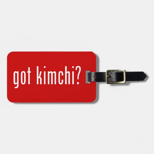 Étiquette À Bagage Kimchi ? (Devant horizontal)