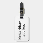 Étiquette À Bagage Kinda OK Pour Les Vélos (Devant Vertical)