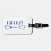 Étiquette À Bagage King's Bluff Tennessee Rock Climbing Quickdraw (Devant horizontal)