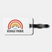 Étiquette À Bagage Kings Peak, Utah (Dos horizontal)