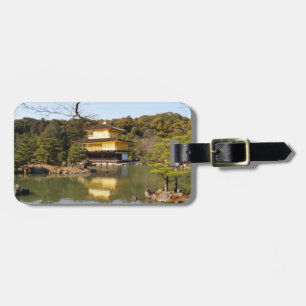 Étiquette À Bagage Kinkaku-ji 金 閣 Temple 寺 du Pavillon d'Or