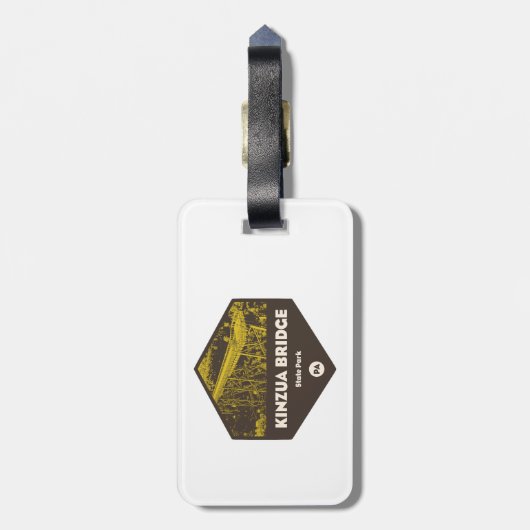 Étiquette À Bagage Kinzua Bridge State Park Pennsylvanie (Dos Vertical)