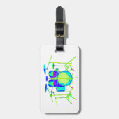 Étiquette À Bagage Kit Tambour coloré (Devant Vertical)