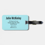 Étiquette À Bagage Kite Surf (Dos horizontal)