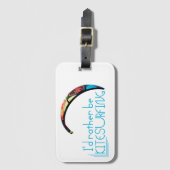 Étiquette À Bagage Kitesurf (Devant Vertical)