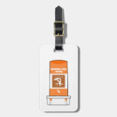 Étiquette À Bagage Kitesurf est ma drogue (Devant Vertical)