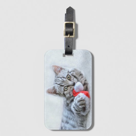 Étiquette À Bagage Kitten (Devant Vertical)