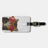 Étiquette À Bagage Kitten dans les lunettes de soleil étoilées (Devant horizontal)