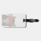 Étiquette À Bagage Kitten dans les lunettes de soleil étoilées (Dos horizontal)