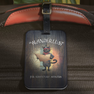 Étiquette À Bagage Kitty Buccaneer's Sunset Quest