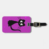 Étiquette À Bagage Kitty Kuro (Devant horizontal)