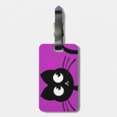 Étiquette À Bagage Kitty Kuro (Dos Vertical)