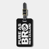 Étiquette À Bagage Kiwi, Pure Nouvelle-Zélande (Devant Vertical)