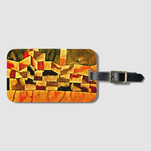 Étiquette À Bagage Klee - Architecture orientale (Devant Horizontal)