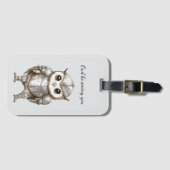 Étiquette À Bagage Knight Owl in Shining Armor (Devant Horizontal)