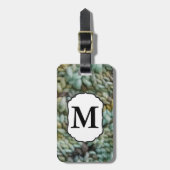 Étiquette À Bagage Knit Malabrigo Fils / Artisanat Monogramme (Devant Vertical)