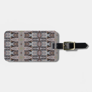 Étiquette À Bagage Knotty Cement Ikat