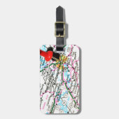 Étiquette À Bagage Knoxville, Tennessee (Devant Vertical)