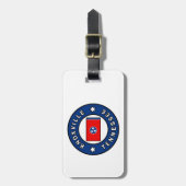 Étiquette À Bagage Knoxville Tennessee (Devant Vertical)