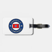 Étiquette À Bagage Knoxville Tennessee (Dos horizontal)