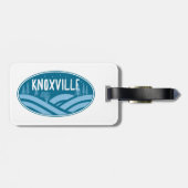 Étiquette À Bagage Knoxville Tennessee Outdoor (Dos horizontal)
