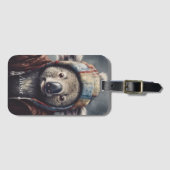 Étiquette À Bagage koala adorable portant casquette mignon personnali (Devant Horizontal)